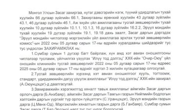 Тусгай зөвшөөрөл А/168