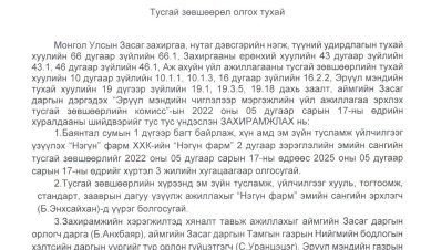 Тусгай зөвшөөрөл А/169